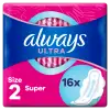 Always Ultra Super (2-es méret) Szárnyas Egészségügyi Betét, 16 Db termékhez kapcsolódó kép