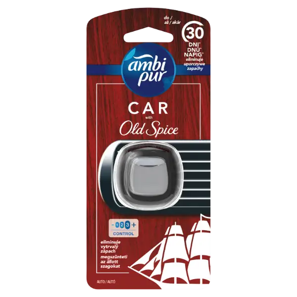 Ambi Pur Car Old Spice Légfrissítő Kezdőkészlet 1 Db termékhez kapcsolódó kép