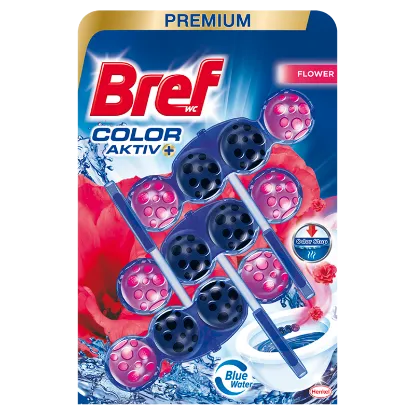 Bref Color Aktiv Flower WC frissítő 3 x 50 g termékhez kapcsolódó kép