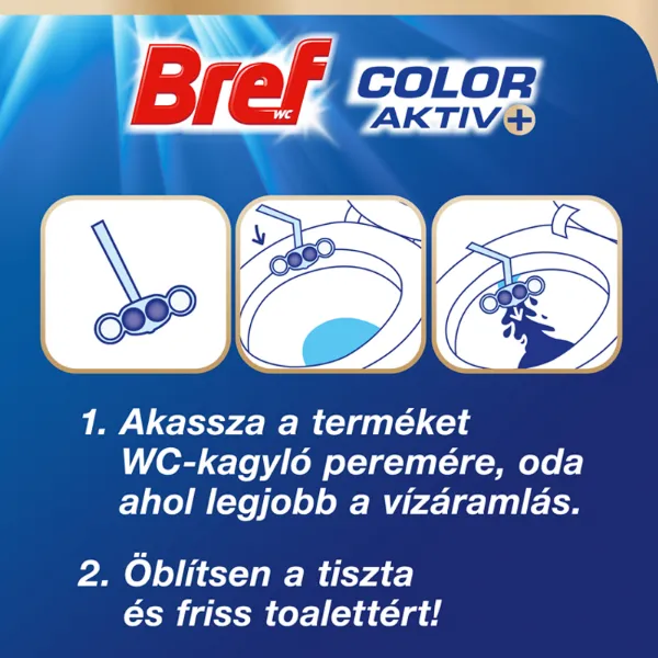 Bref Color Aktiv Flower WC frissítő 3 x 50 g termékhez kapcsolódó kép