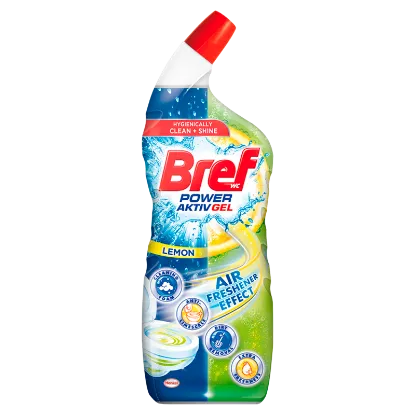 Bref Power Aktiv Gel Lemon WC tisztítószer 700 ml termékhez kapcsolódó kép