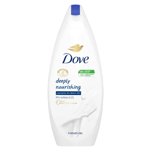 Dove Deeply Nourishing krémtusfürdő 250 ml termékhez kapcsolódó kép