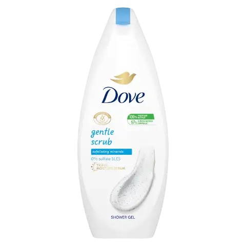 Dove Gentle Scrub krémtusfürdő 250 ml termékhez kapcsolódó kép