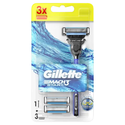 Gillette Mach3 Start Férfi Borotva – 3 db Borotvabetét termékhez kapcsolódó kép