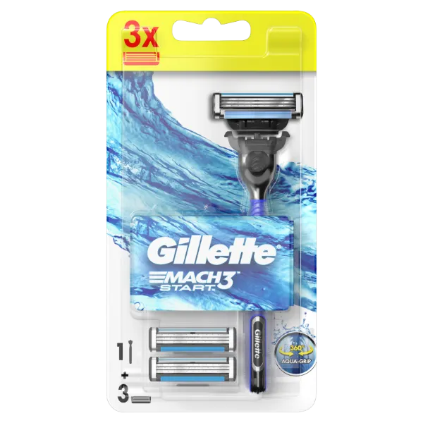 Gillette Mach3 Start Férfi Borotva – 3 db Borotvabetét termékhez kapcsolódó kép