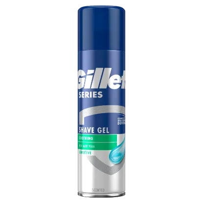 Gillette Series Nyugtató Hatású Borotvazselé Aloe Verával, 200ml termékhez kapcsolódó kép