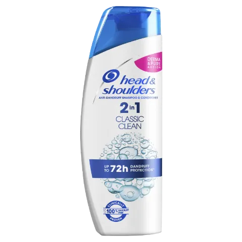 Head & Shoulders Classic Clean 2az1-ben Sampon És Balzsam Az Akár 100%-os Korpamentességért termékhez kapcsolódó kép