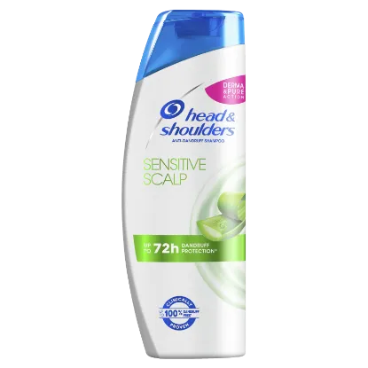 Head & Shoulders Sensitive Scalp korpa elleni sampon 400ml, napi használatra. Tiszta érzet termékhez kapcsolódó kép