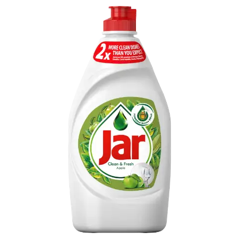 Jar Clean & Fresh Mosogatószer Alma Illatban, Gazdag Formulával A Ragyogóan Tiszta Edényekért 450 ml termékhez kapcsolódó kép