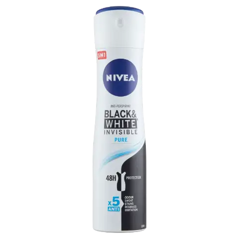 NIVEA Black & White Invisible Pure izzadásgátló 150 ml termékhez kapcsolódó kép