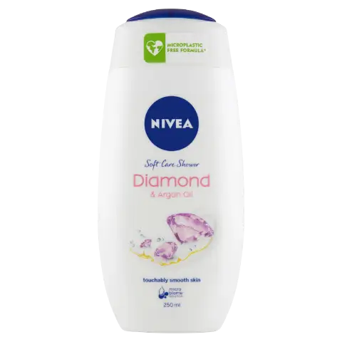 NIVEA Diamond & Argan Oil ápoló hatású krémtusfürdő 250 ml termékhez kapcsolódó kép