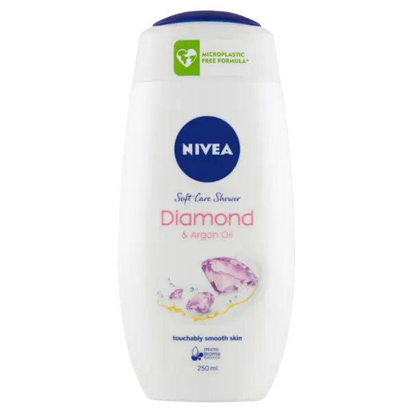 NIVEA Diamond & Argan Oil ápoló hatású krémtusfürdő 250 ml termékhez kapcsolódó kép