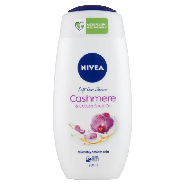 NIVEA Cashmere & Cottonseed Oil ápoló hatású krémtusfürdő 250 ml termékhez kapcsolódó kép