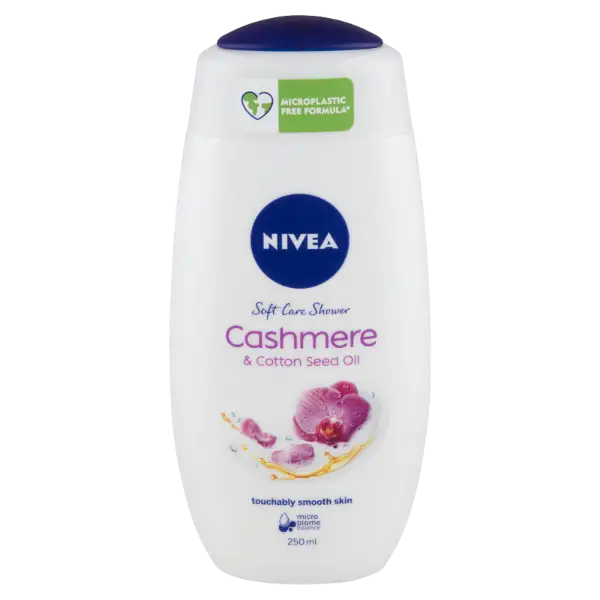 NIVEA Cashmere & Cottonseed Oil ápoló hatású krémtusfürdő 250 ml termékhez kapcsolódó kép