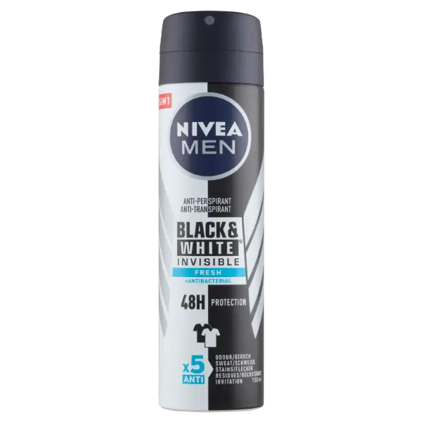 NIVEA MEN Black & White Invisible Fresh izzadásgátló 150 ml termékhez kapcsolódó kép