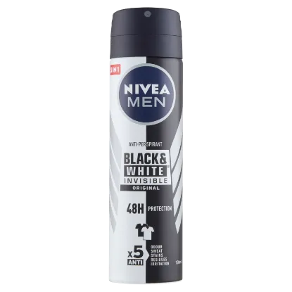 NIVEA MEN Black & White Invisible Original izzadásgátló 150 ml termékhez kapcsolódó kép