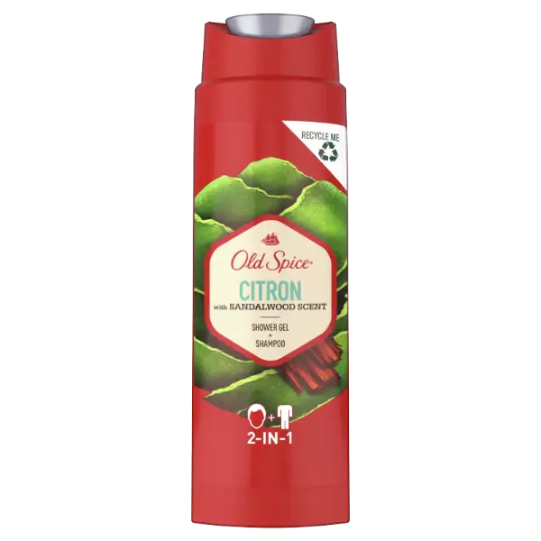 Old Spice Citron Tusfürdő És Sampon Férfiaknak, 250 ml termékhez kapcsolódó kép