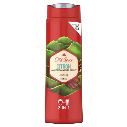 Old Spice Citron Tusfürdő És Sampon Férfiaknak 400 ml, 3az1-ben, Hosszan Tartó Frissesség termékhez kapcsolódó kép