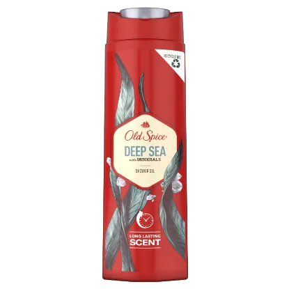 Old Spice Deep Sea Tusfürdő És Sampon Férfiaknak 400ml, 3az1-ben, Hosszan Tartó Frissesség termékhez kapcsolódó kép