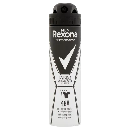 Rexona Men Motion Sense Invisible On Black + White Clothes izzadásgátló 150 ml termékhez kapcsolódó kép