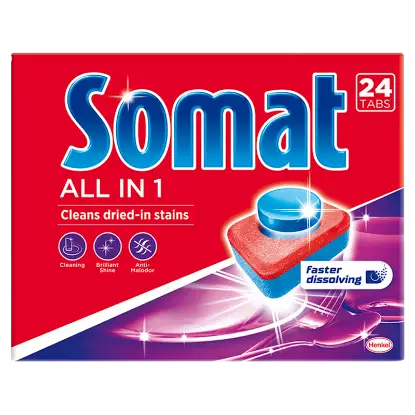 Somat All in 1 gépi mosogatótabletta 24 db 422,4 g termékhez kapcsolódó kép