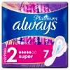 Always Platinum Super (2-es méret) Szárnyas Egészségügyi Betét, 7 db termékhez kapcsolódó kép