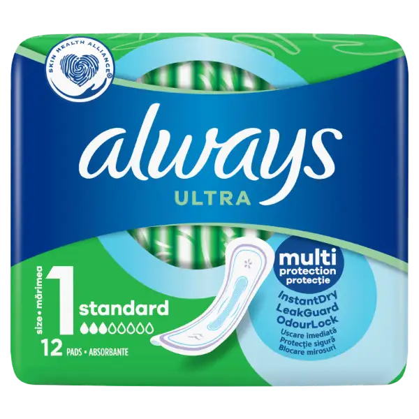 Always Ultra Normal (1-es méret) Egészségügyi Betét, 12 Db termékhez kapcsolódó kép