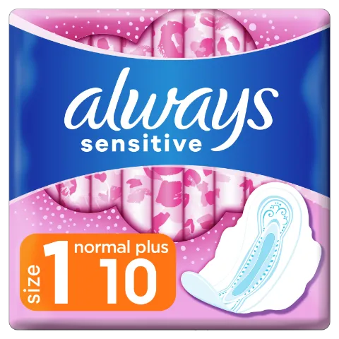 Always Ultra Sensitive Normal Plus (1-es Méret) Egészségügyi Betét, 10 db termékhez kapcsolódó kép