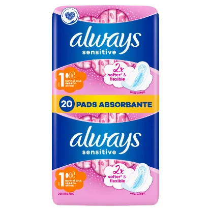 Always Ultra Sensitive Normal Plus (1-es Méret) Egészségügyi Betét , 20 db termékhez kapcsolódó kép