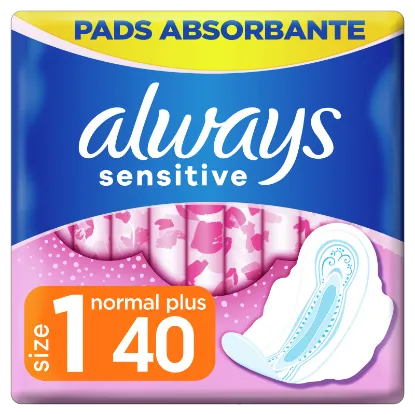 Always Ultra Sensitive Normal Plus (1-es méret) Egészségügyi Betét , 40 db termékhez kapcsolódó kép