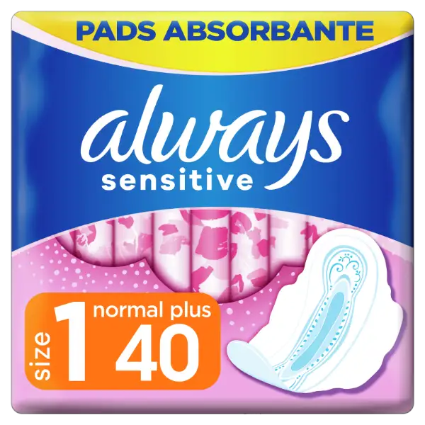 Always Ultra Sensitive Normal Plus (1-es méret) Egészségügyi Betét , 40 db termékhez kapcsolódó kép