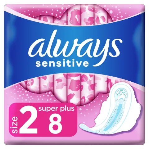 Always Ultra Sensitive Super Plus (2-es Méret) Egészségügyi Betét, 8 db termékhez kapcsolódó kép