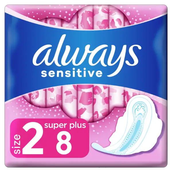 Always Ultra Sensitive Super Plus (2-es Méret) Egészségügyi Betét, 8 db termékhez kapcsolódó kép