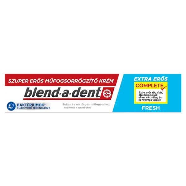 Blend-a-dent Complete Friss Ízű Műfogsorrögzítő Krém, 47 g termékhez kapcsolódó kép