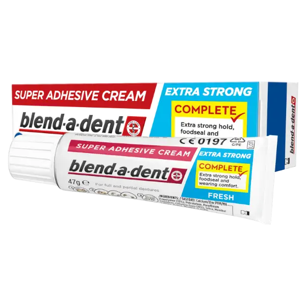 Blend-a-dent Complete Friss Ízű Műfogsorrögzítő Krém, 47 g termékhez kapcsolódó kép