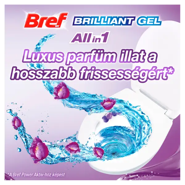 Bref Brilliant Gel Magic Breeze WC frissítő 3 x 42 g termékhez kapcsolódó kép