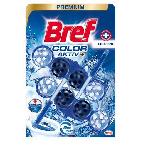 Bref Color Aktiv Chlorine WC frissítő 2 x 50 g termékhez kapcsolódó kép