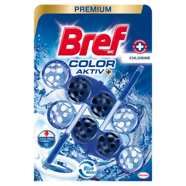 Bref Color Aktiv Chlorine WC frissítő 2 x 50 g termékhez kapcsolódó kép