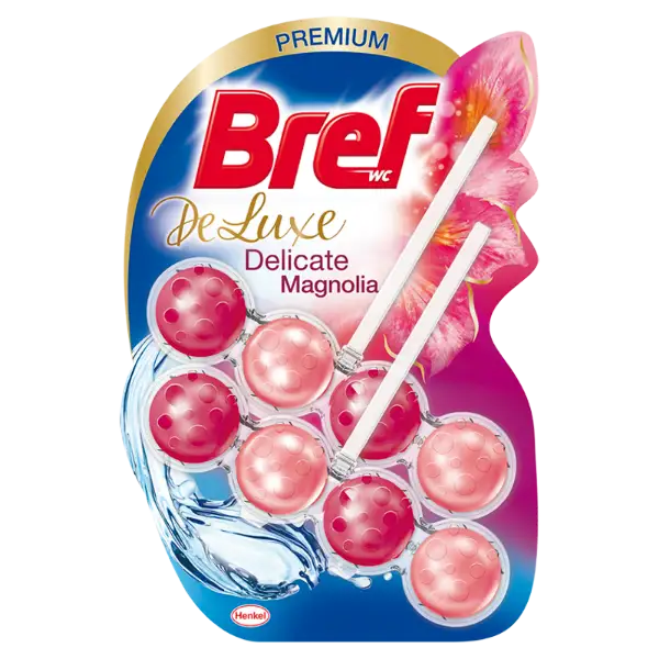 Bref Deluxe Delicate Magnolia WC frissítő 2 x 50 g termékhez kapcsolódó kép