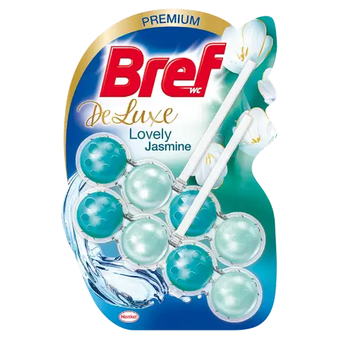 Bref Deluxe Lovely Jasmine WC frissítő 2 x 50 g termékhez kapcsolódó kép