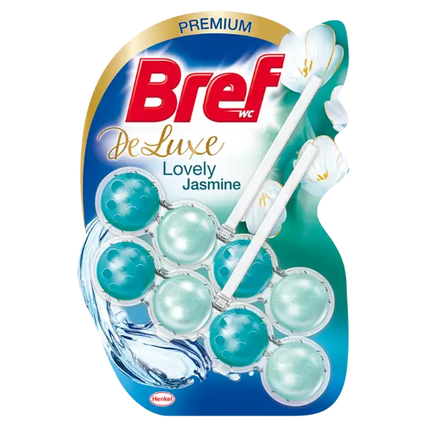 Bref Deluxe Lovely Jasmine WC frissítő 2 x 50 g termékhez kapcsolódó kép