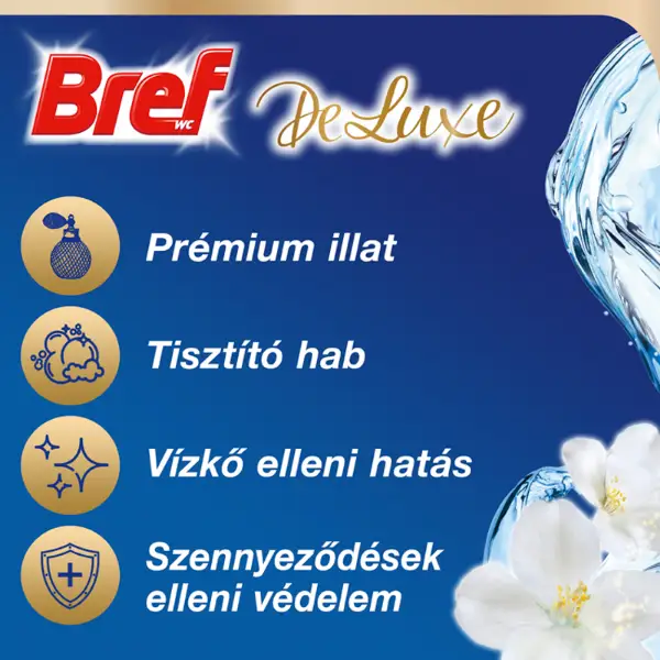 Bref Deluxe Lovely Jasmine WC frissítő 2 x 50 g termékhez kapcsolódó kép