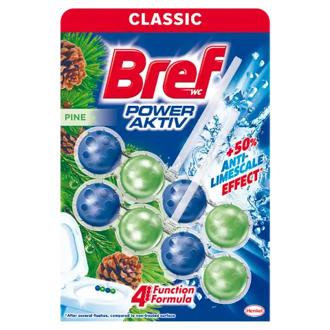 Bref Power Aktiv Pine WC frissítő 2 x 50 g termékhez kapcsolódó kép