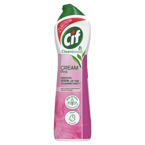 Cif Cleanboost Cream Pink súrolókrém 500 ml termékhez kapcsolódó kép