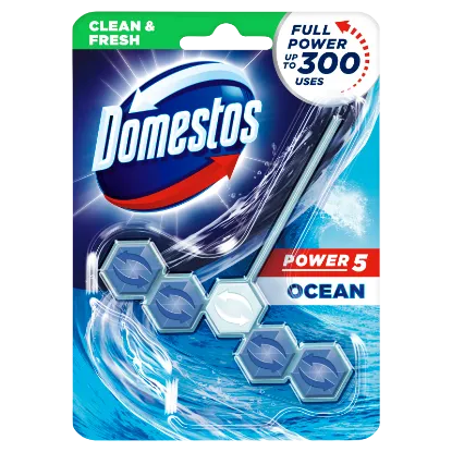 DOMESTOS Power5 WC frissítő blokk Ocean 55 g termékhez kapcsolódó kép