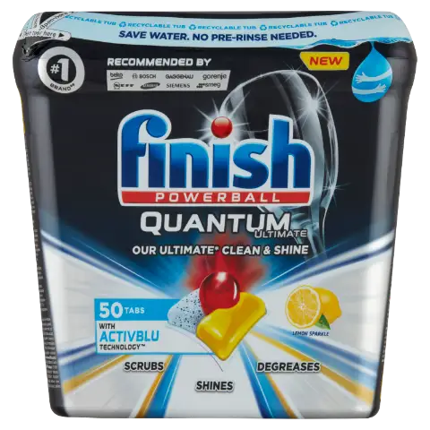 Finish Quantum Ultimate Citrom mosogatógép-tabletta 50 db termékhez kapcsolódó kép