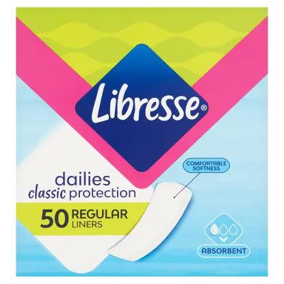 Libresse Dailies Classic Protection Regular tisztasági betét 50 db termékhez kapcsolódó kép