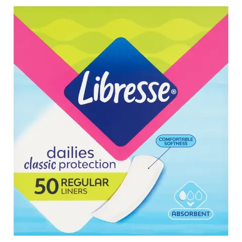 Libresse Dailies Classic Protection Regular tisztasági betét 50 db termékhez kapcsolódó kép