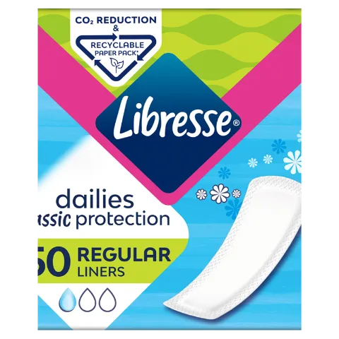 Libresse Dailies Classic Protection Regular tisztasági betét 50 db termékhez kapcsolódó kép