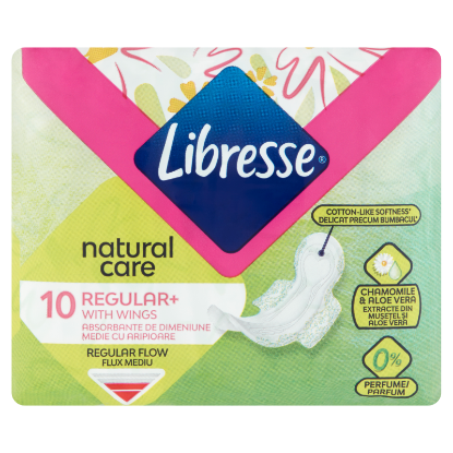 Libresse egészségügyi betét nature care ulta normal 10 db termékhez kapcsolódó kép